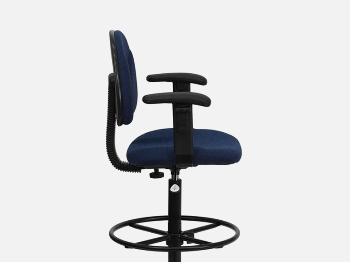 Skyline Decor Drafting Chair: Adjustable Arms