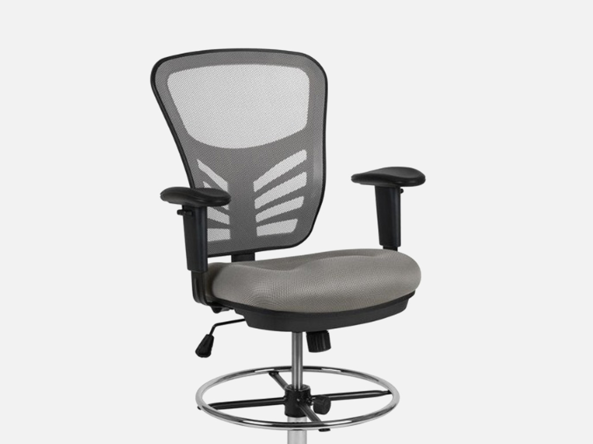 Skyline Decor Mesh Ergonomic Drafting Chair