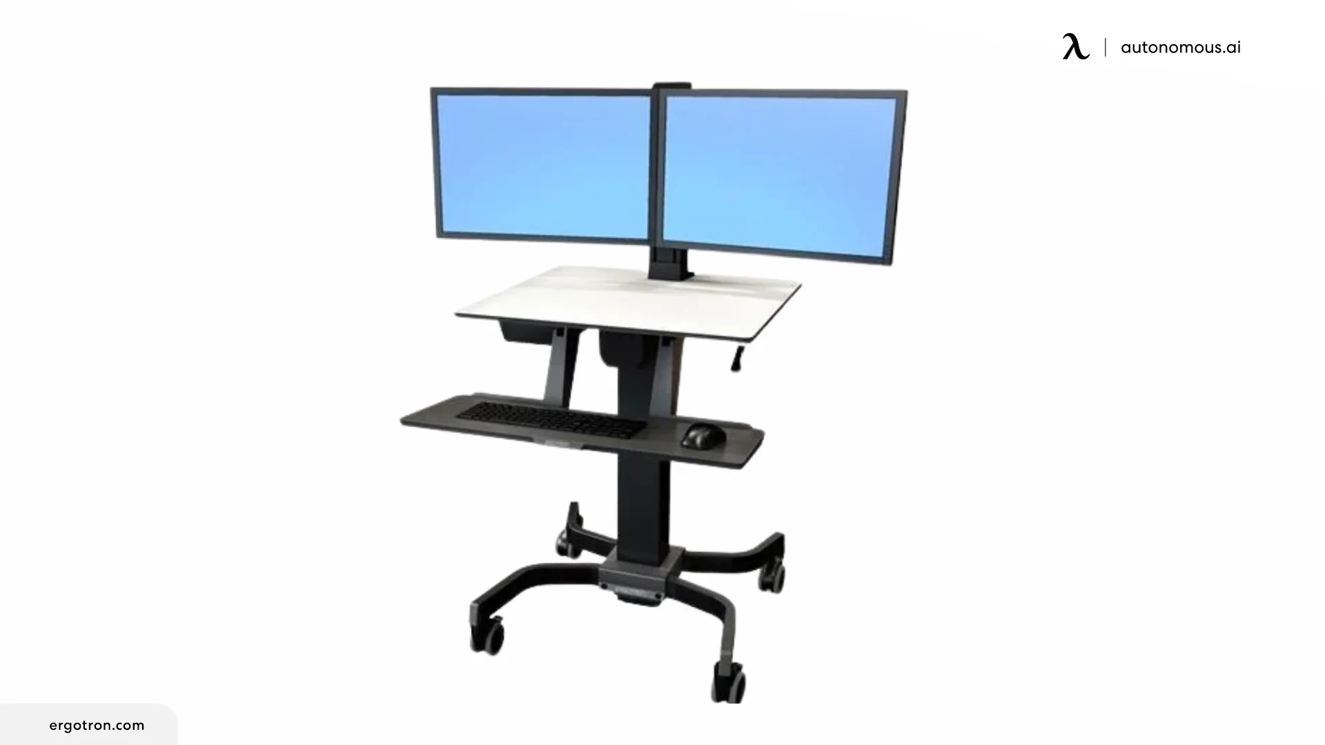 WorkFit-C, Dual Sit-Stand Workstation
