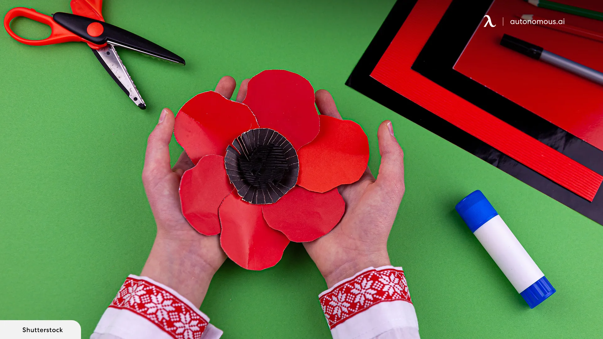 Craft Your Own Memorial Day Poppy