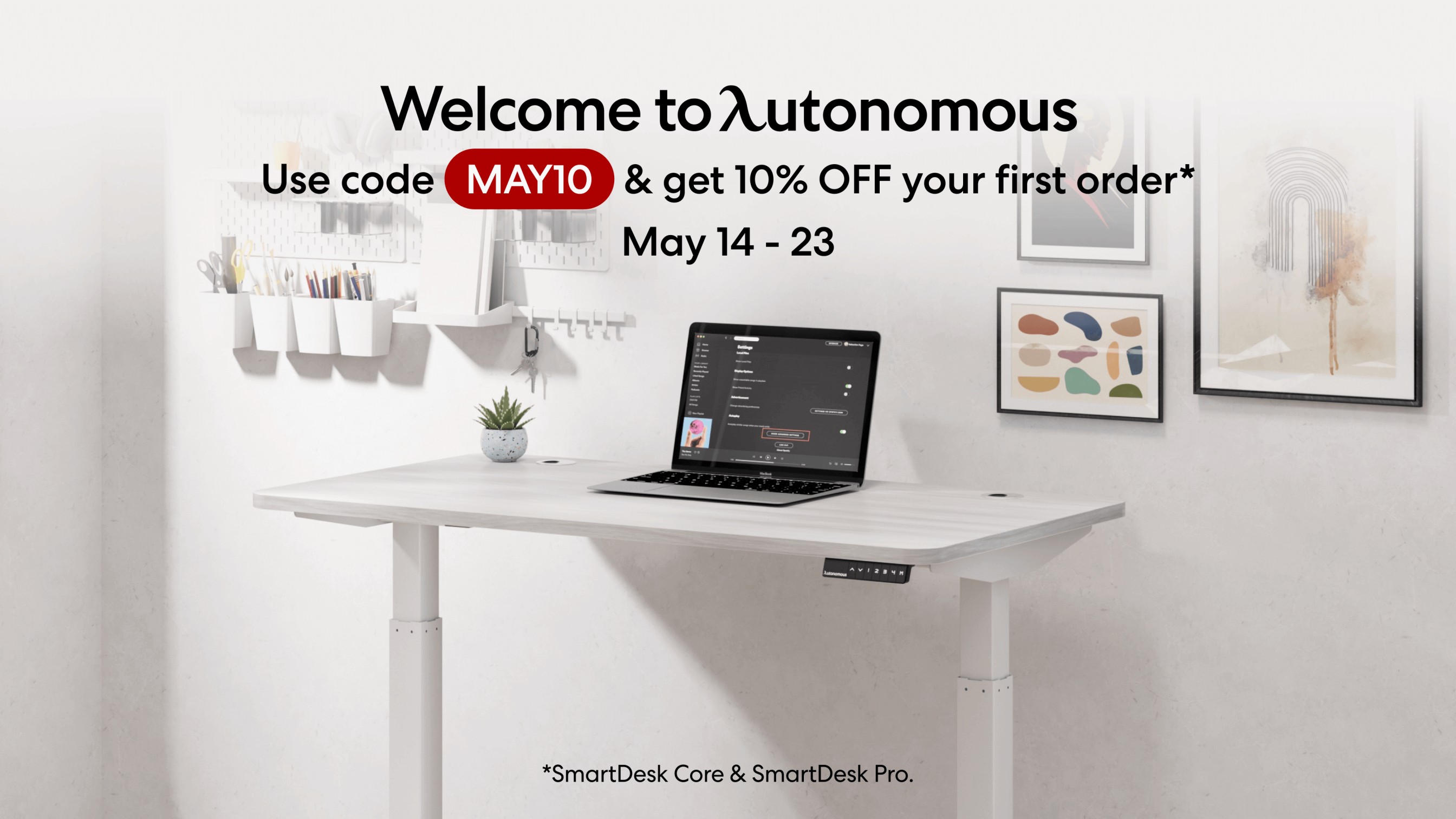 Limited-Time Offer: Unlock 10% Off on Autonomous Desk Eureka (Standard) & Autonomous Desk Eureka!