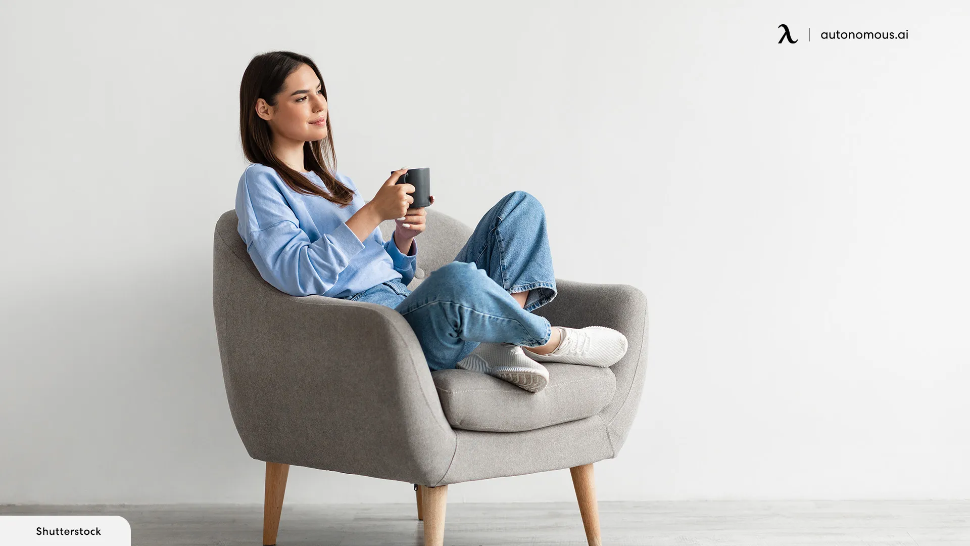 ADHD Behavior on Adults: Sitting With Legs Up On Chair