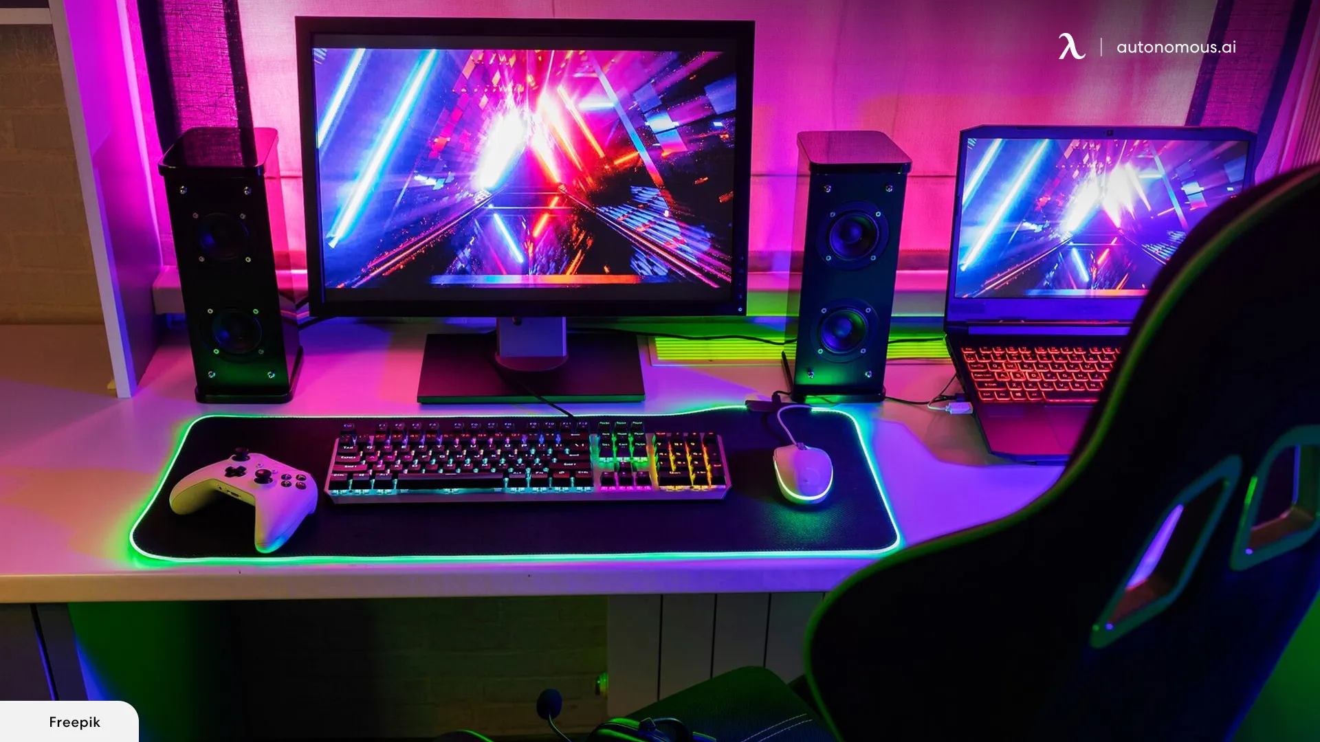 RGB Lights/Strips - Cool gaming setup