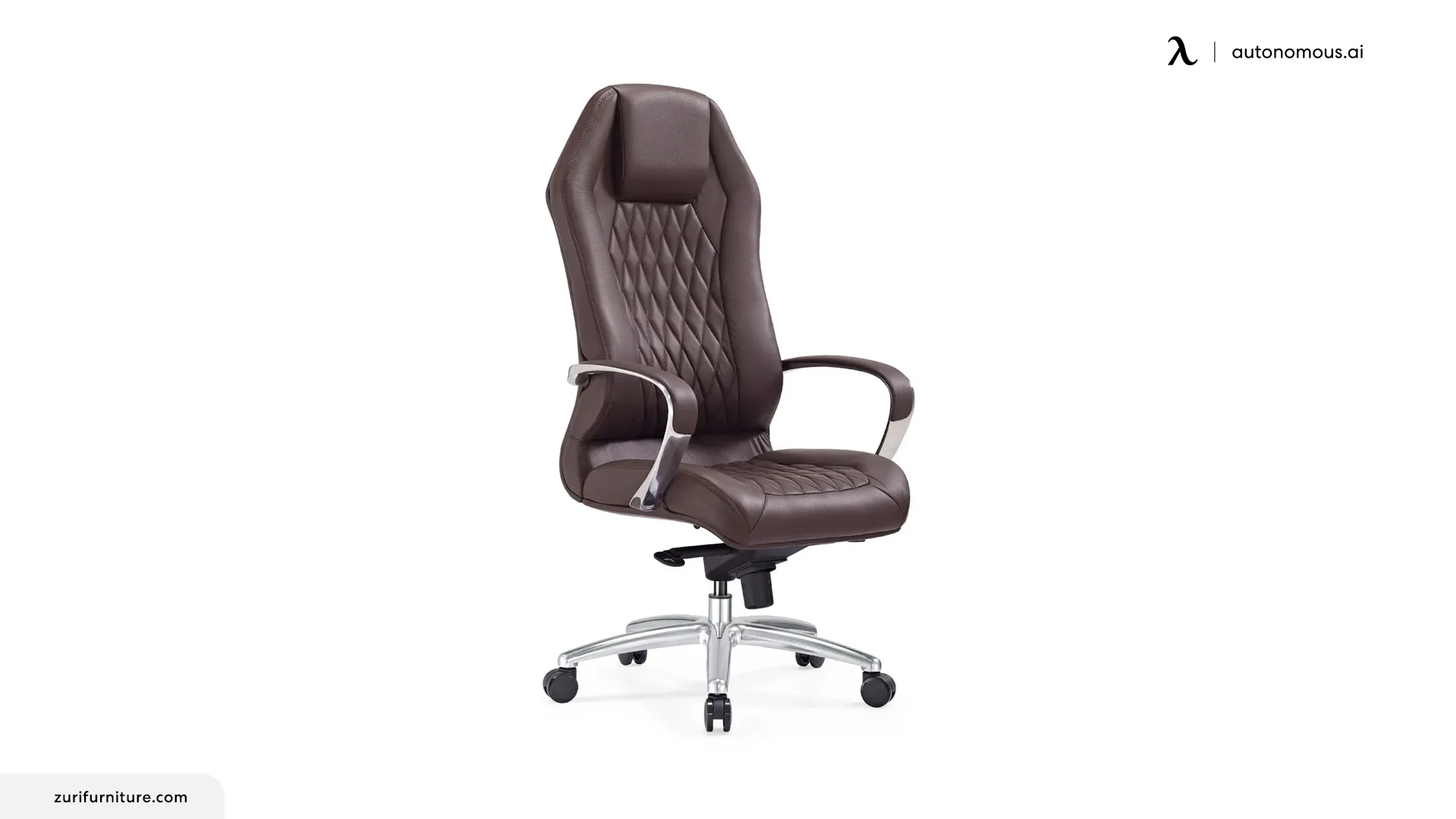 Zuri Sterling Leather Executive Chair