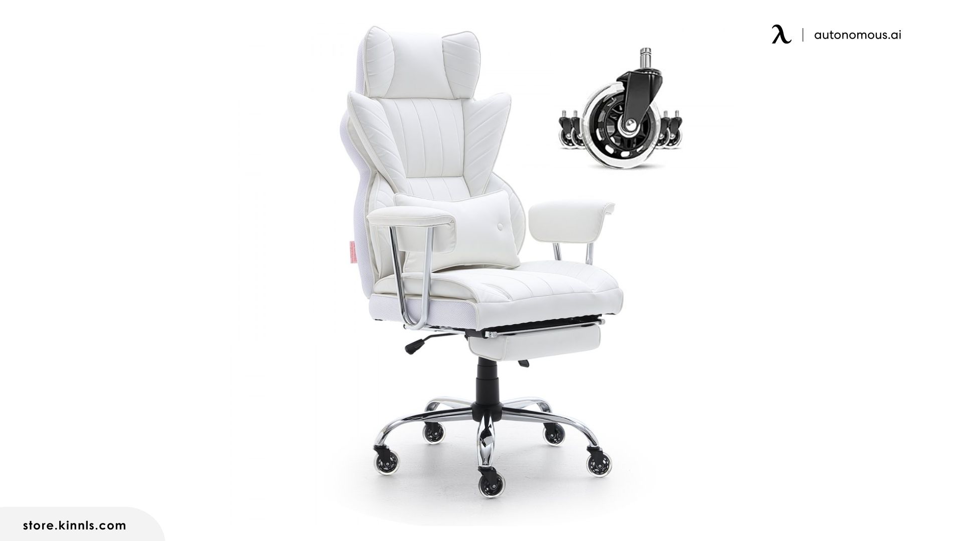 VEVOR Reclining Office Chair with Footrest