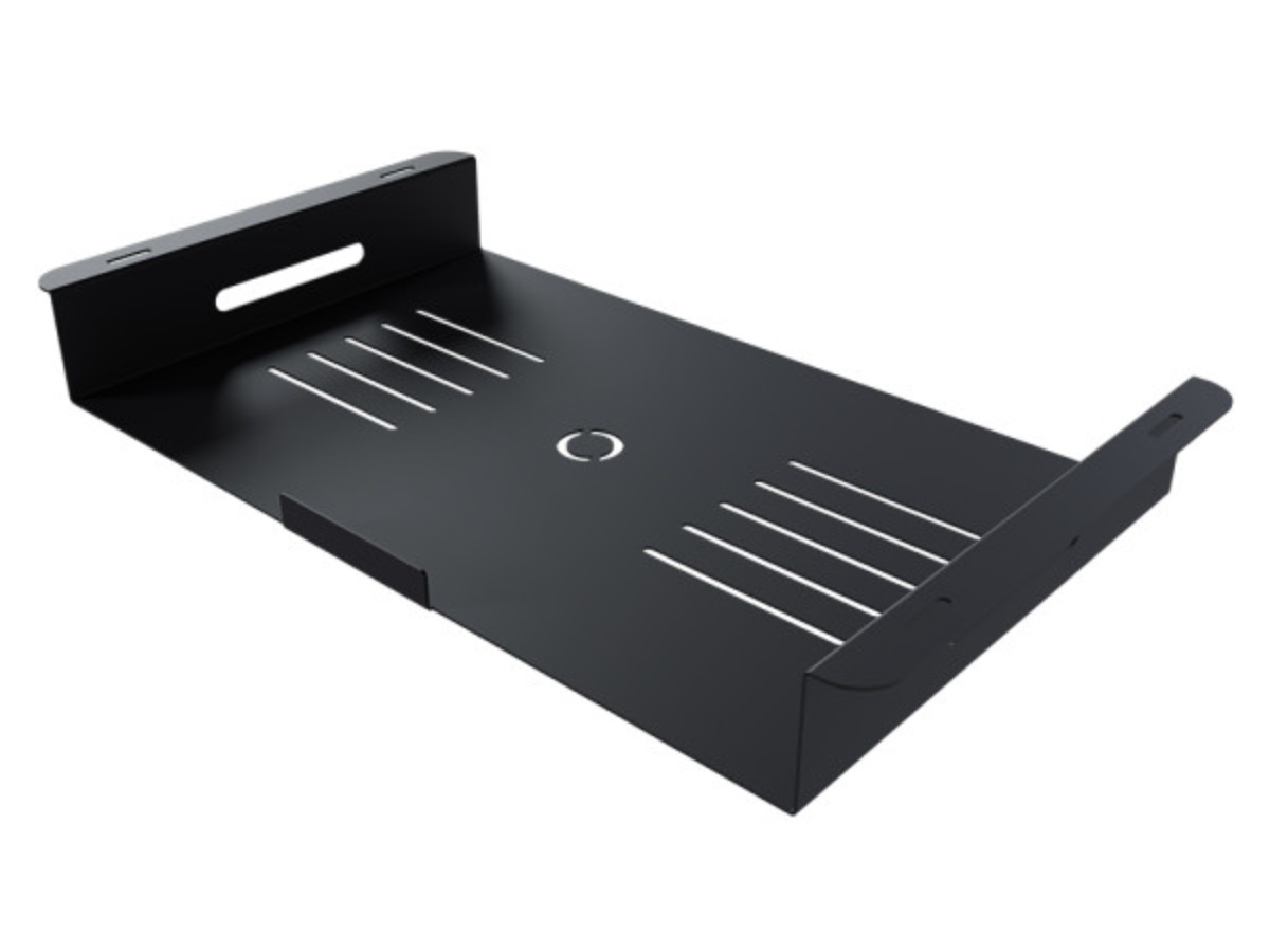 Oeveo Under Desk Laptop Mount - 2.375"H X 19.5"W X 11.12"D - Black
