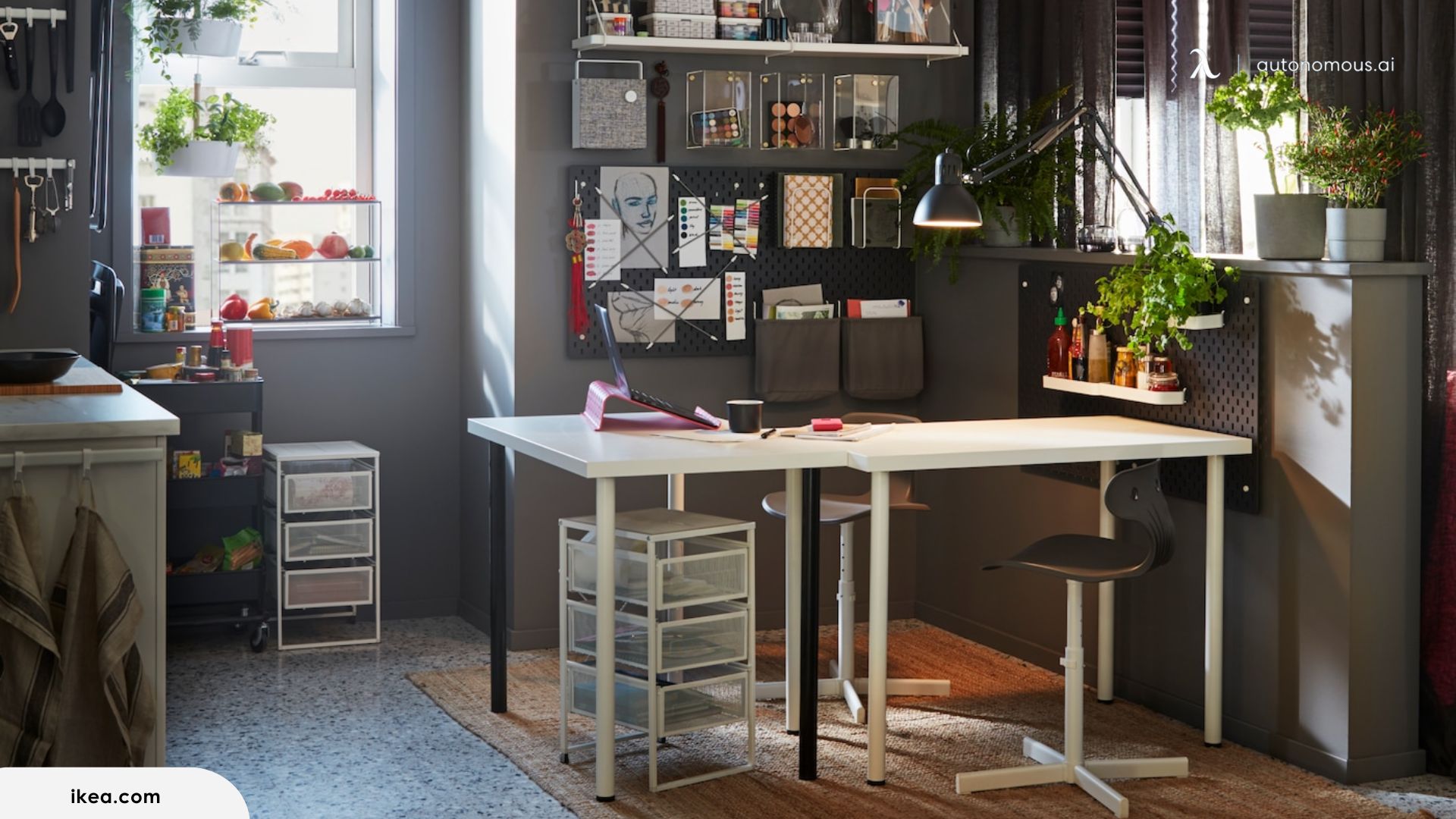 IKEA Linnmon/Alex – Best Office Desk with Built-in Storage