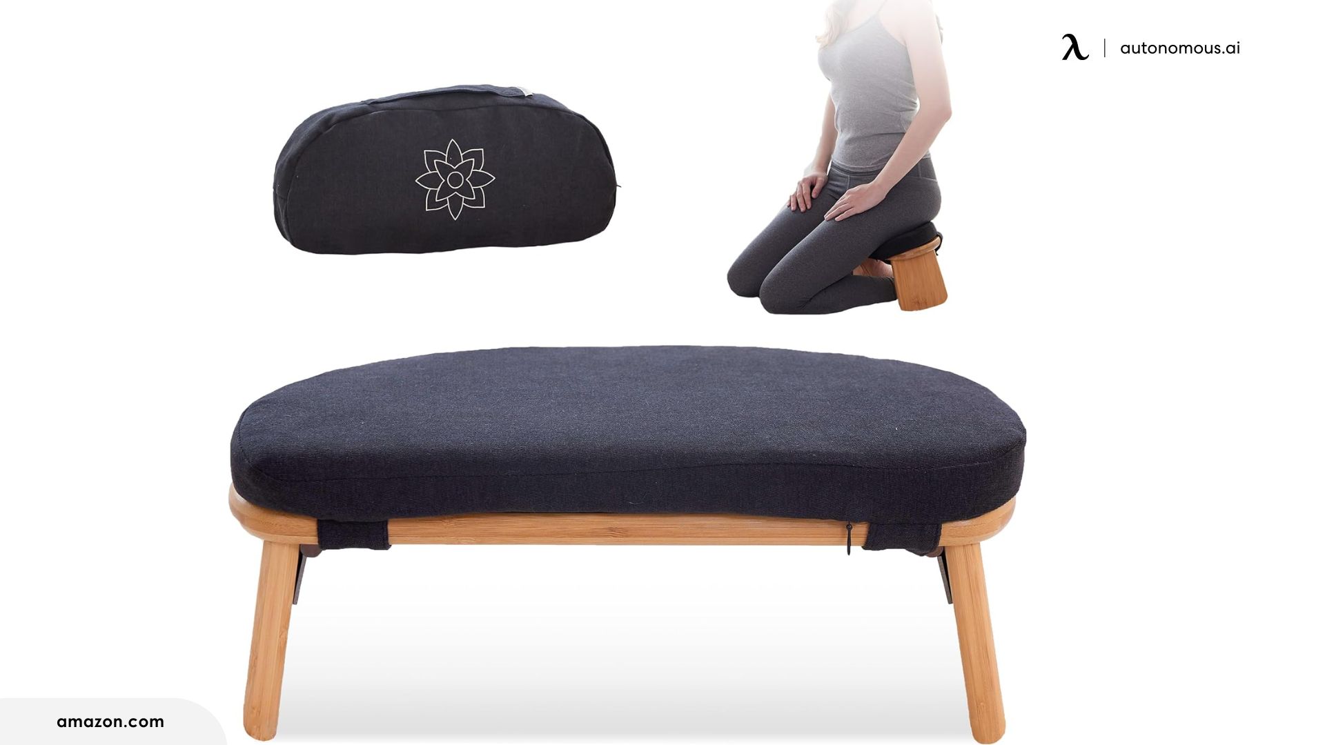 Mindful Modern Folding Meditation Bench
