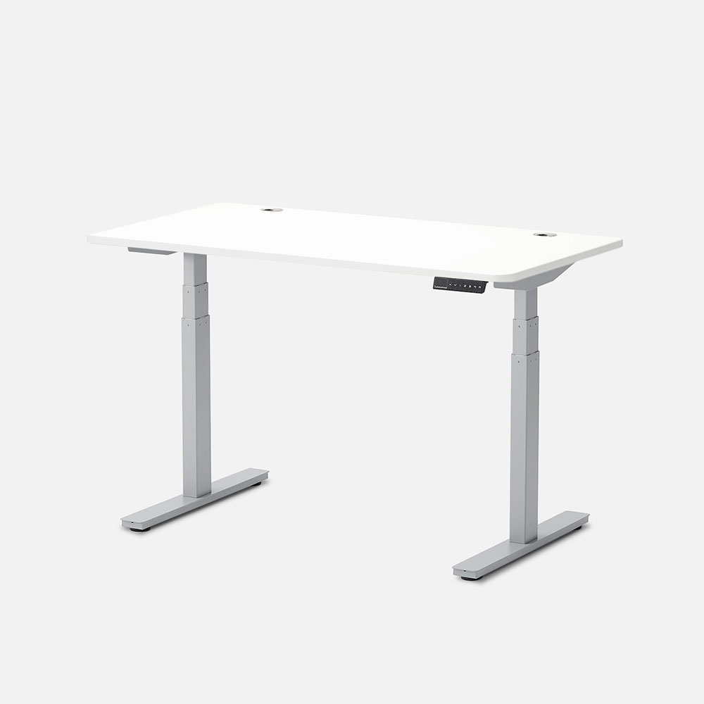 Autonomous SmartDesk 2 Standing Desk Grey - White Oak - 3-Stage