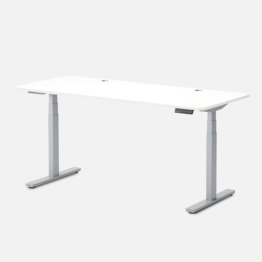 Autonomous SmartDesk 2 Expanse Standing Desk Grey - White