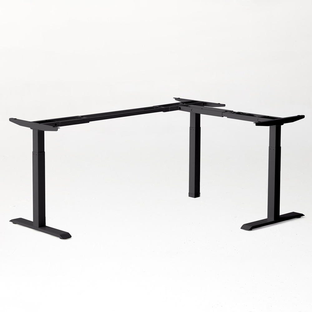 Autonomous SmartDesk DIY Standing Desk Frame Black - L-shape
