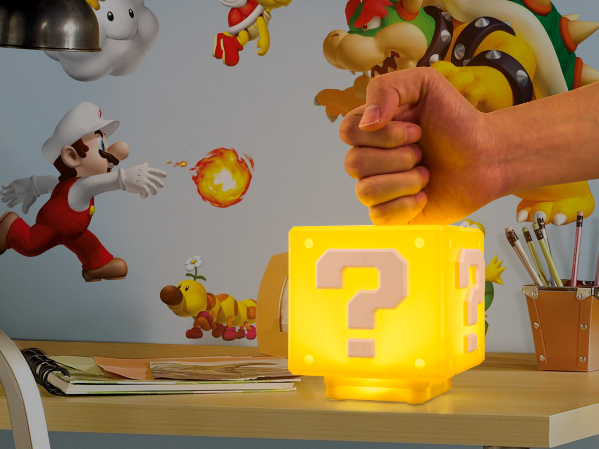 Lamp Depot Super Mario Night Light: table lamp wall lamp