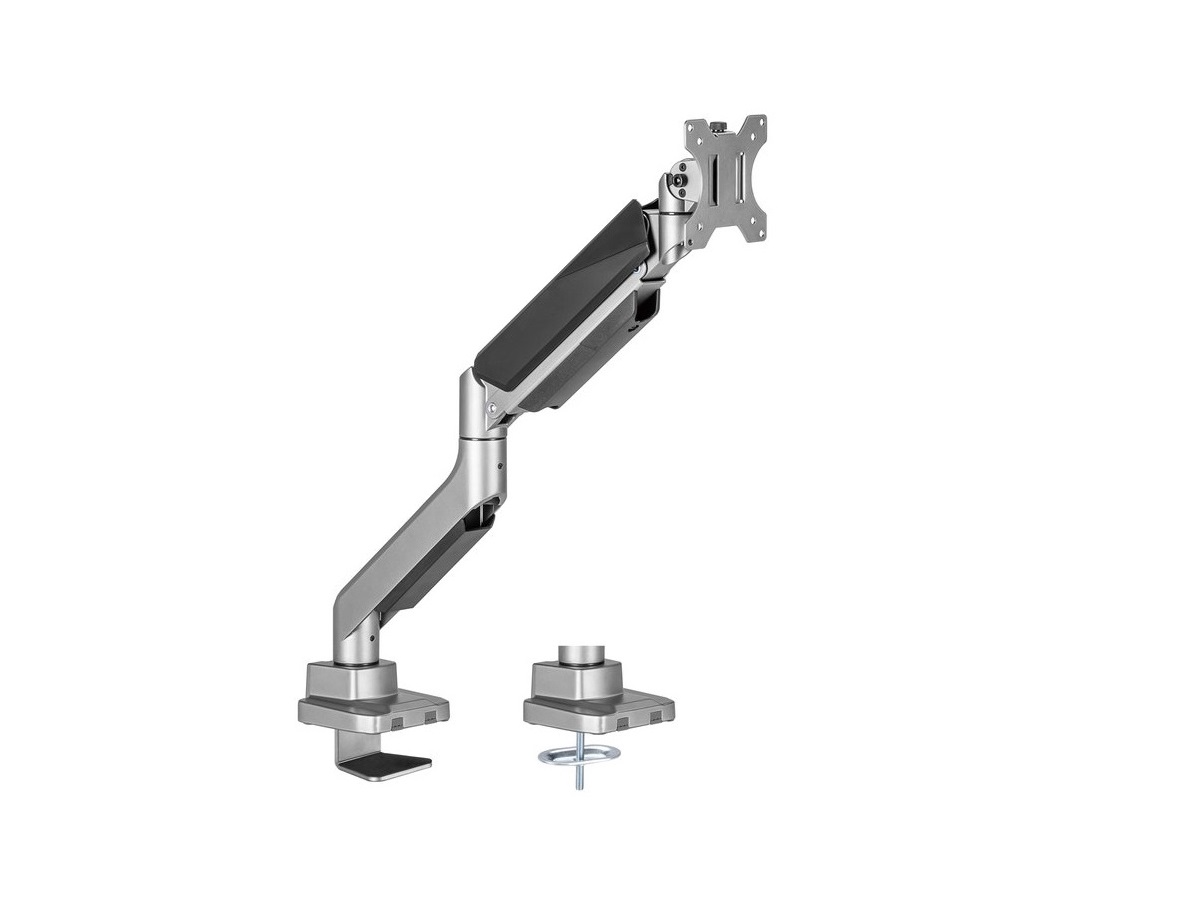 Amer Mounts HYDRA1HDB Heavy Duty Single Monitor Mount Articulating Arm