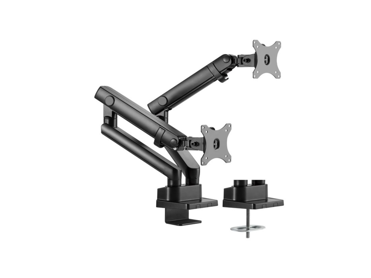 Amer Mounts HYDRA2B Dual Monitor Mount Articulating Arms (Black): Top Pick