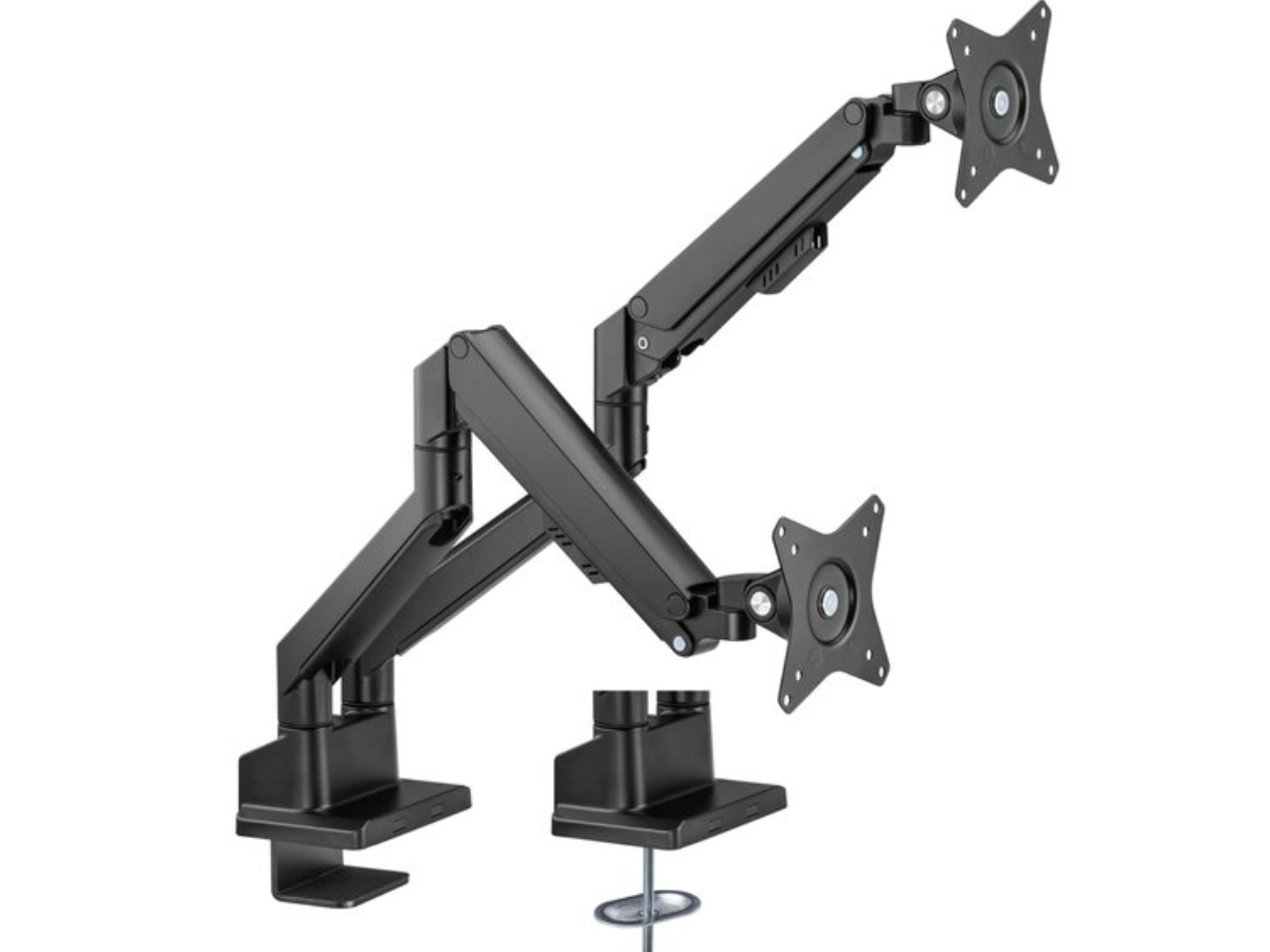 Amer Mounts HYDRA2GB Dual Monitor Mount with Hydralift Pneumatic Arms