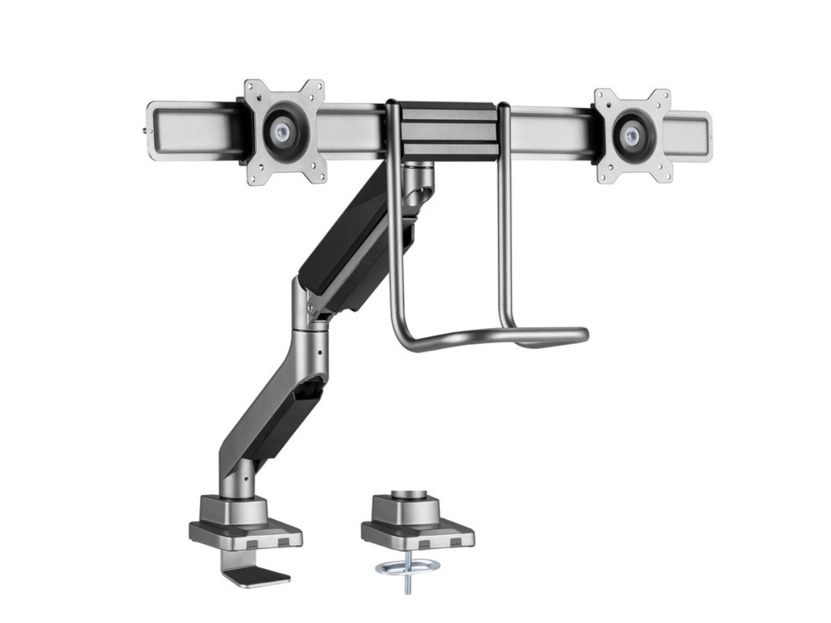 Amer Mounts HYDRA2HANDLEBAR Dual Monitor Arm With Handlebar