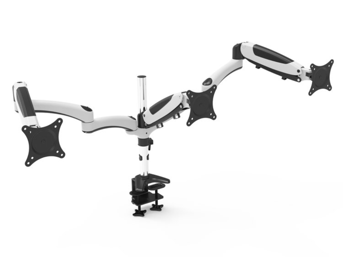Amer Mounts HYDRA3XL Triple Monitor Mount Articulating Arms - Extended Reach