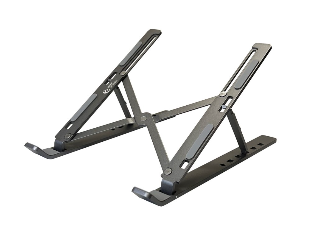 Amer Mounts AMRNS02DG Compact Folding Laptop/Tablet Stand (Dark Aluminum Edition)