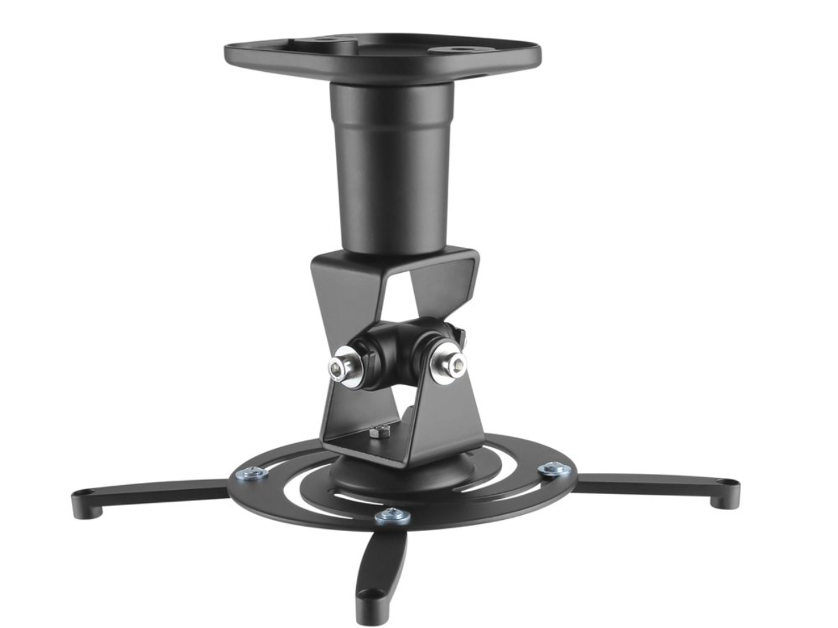 Amer Mounts AMRP100B Universal Ceiling Projector Mount (Black)