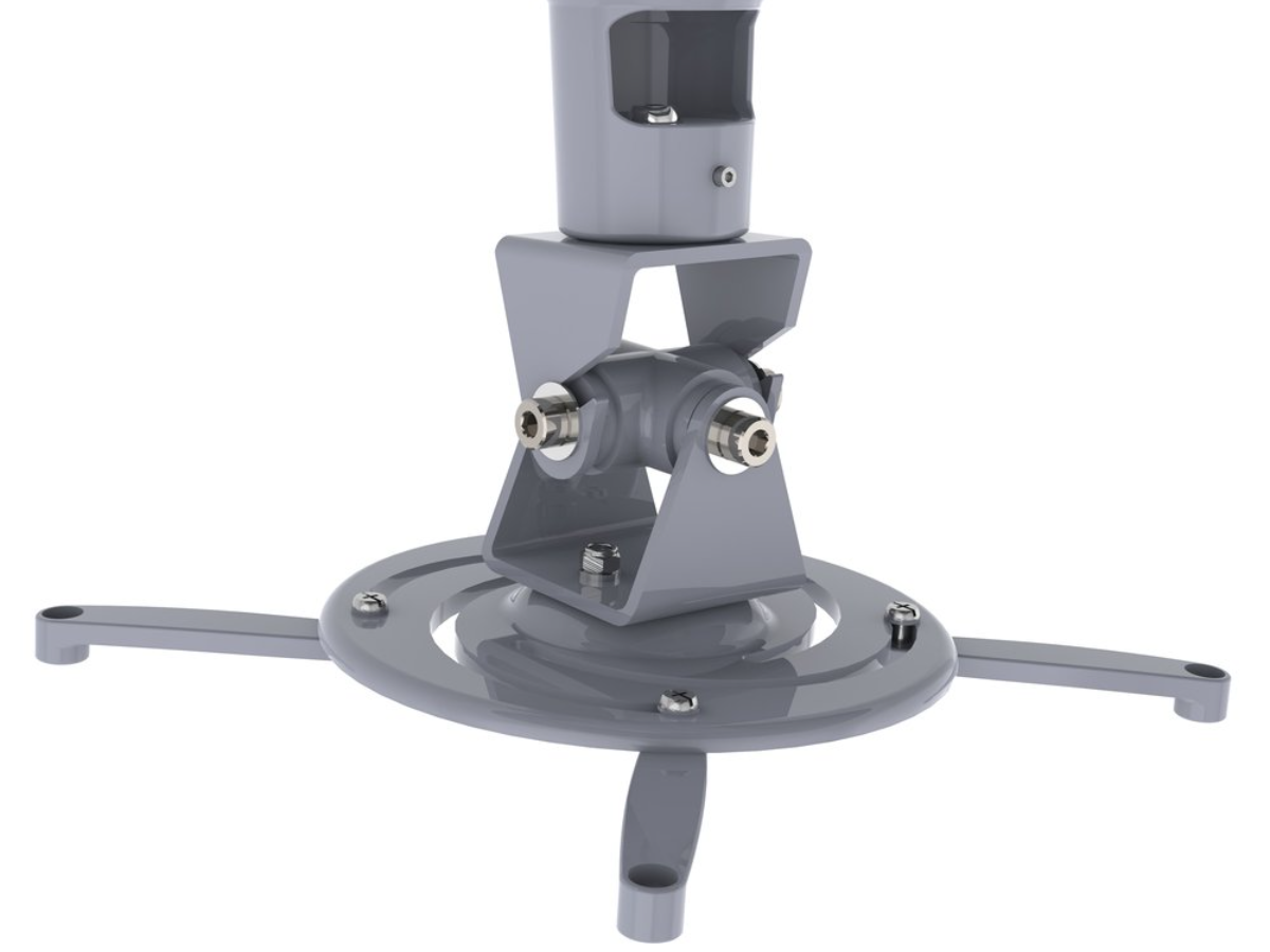 Amer Mounts AMRP100S Universal Ceiling Projector Mount (Silver)