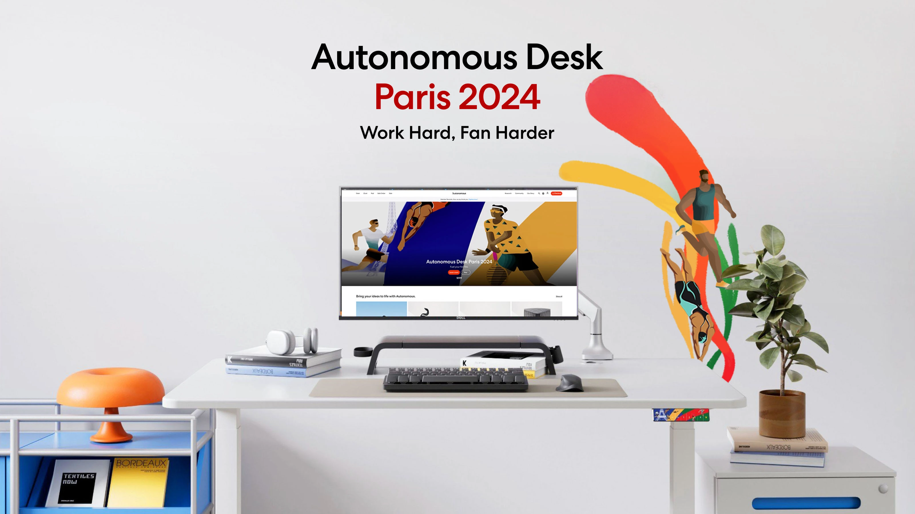 Introducing the Autonomous Desk Paris 2024 | Celebrate Sports Spirit