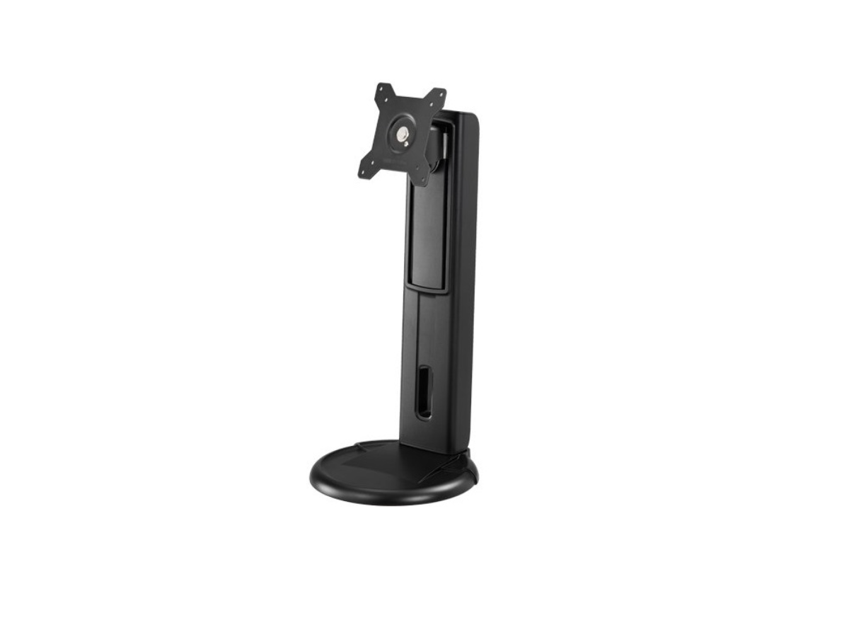 Amer Mounts AMR1S Single Monitor Mount Stand with Adjustable Height