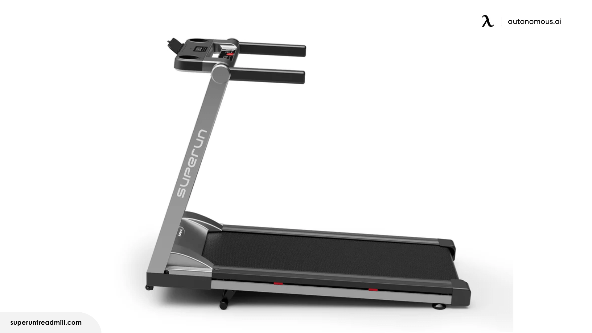 SupeRun® AS02 Inclined Foldable Smart 10 MPH Online Racing Treadmill Silver