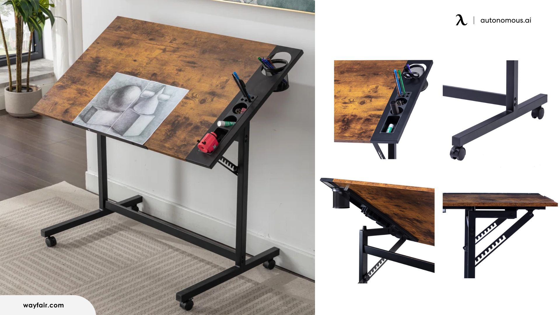 Fold-Away and Portable Desks