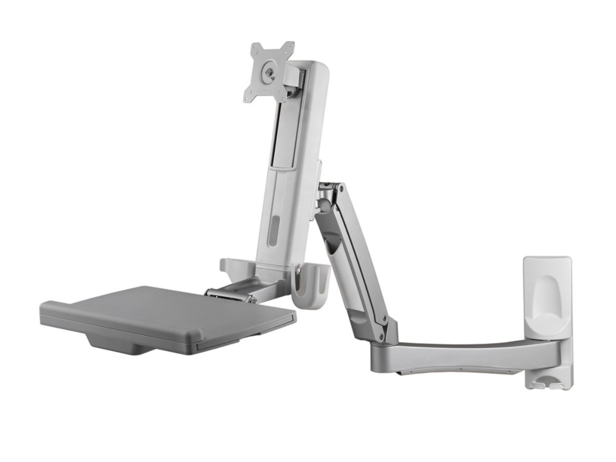 Amer Mounts AMR1AWSL Single Long Articulating Arm Wall Mount Workstation: Top Pick