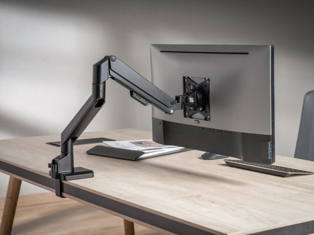 Amer Mounts HYDRA1GB Single Monitor Mount with Hydralift Pneumatic Arm