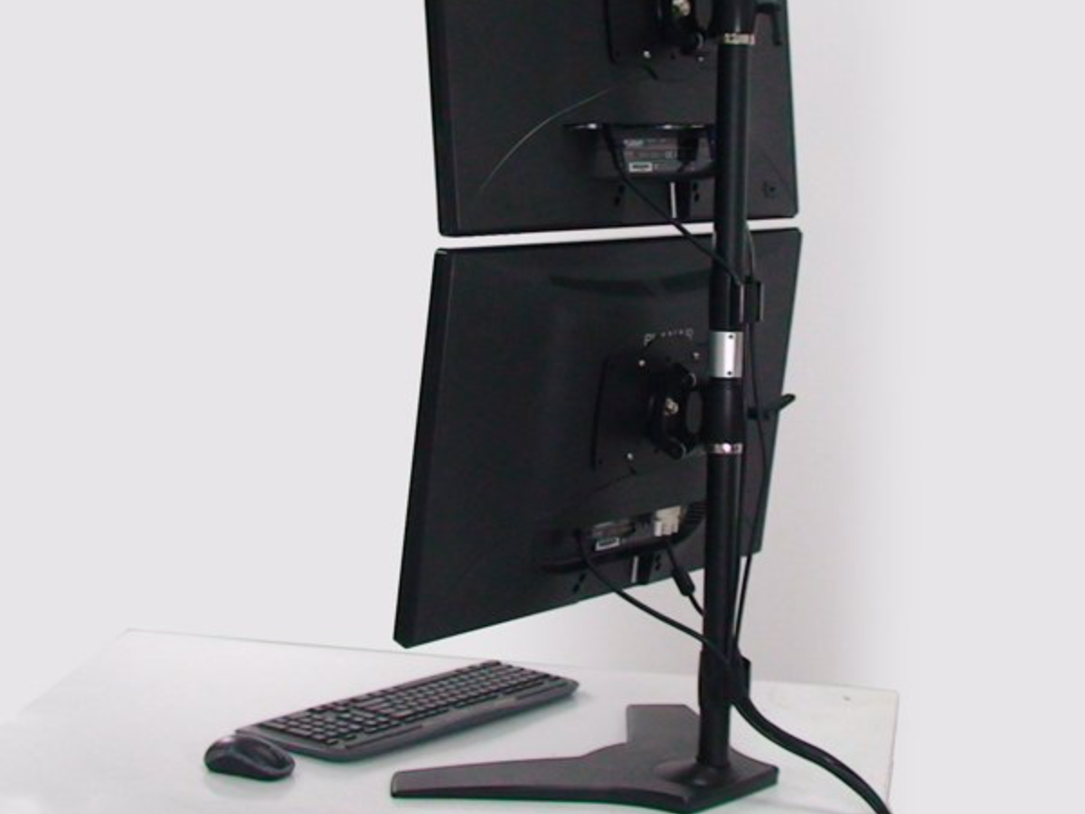 Amer Mounts AMR2S30V Dual Vertical Stand Max 32"