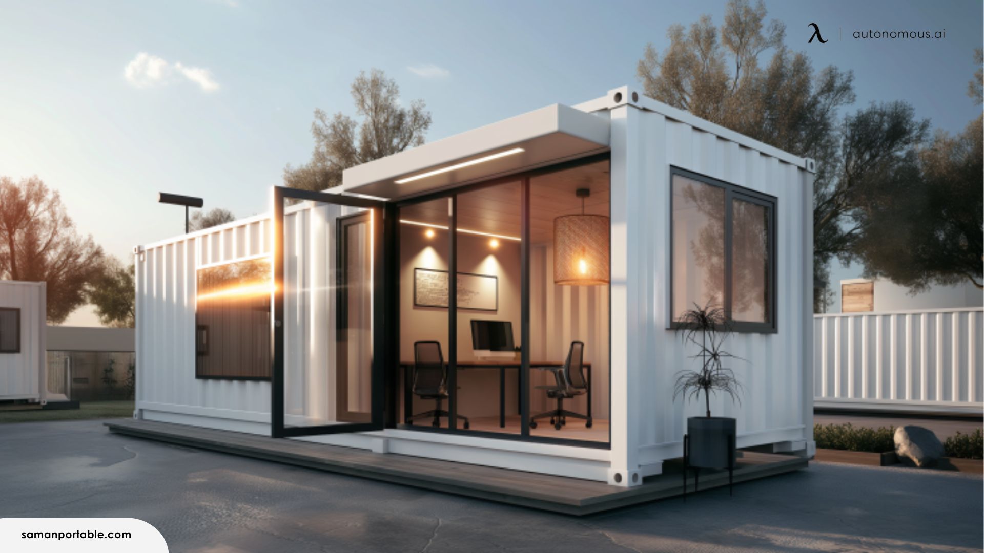 The Versatile SAMAN Mobile Office Cabin