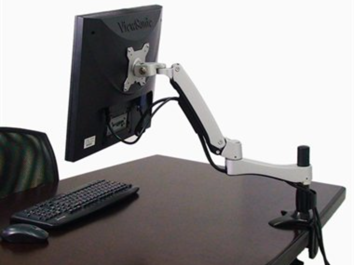 Amer Mounts AMR1ACL Long Articulating Monitor Arm (Clamp Base)