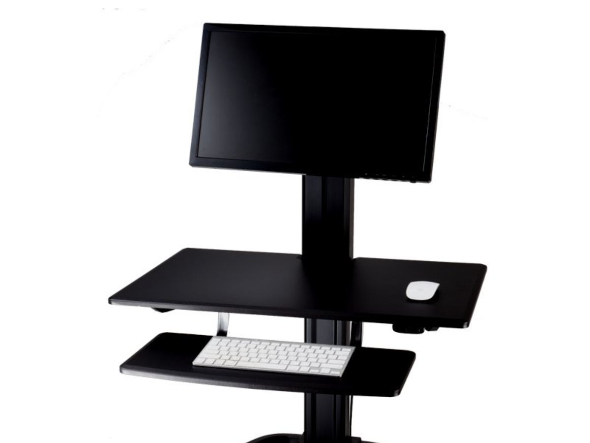 Amer Mounts AMRCP100 Stand Based Workstation with Powered Lift