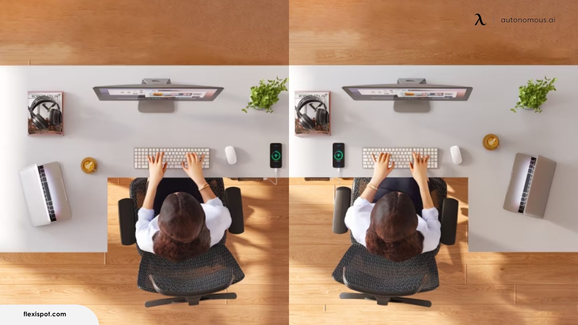 FlexiSpot E1L L-shaped Standing Desk