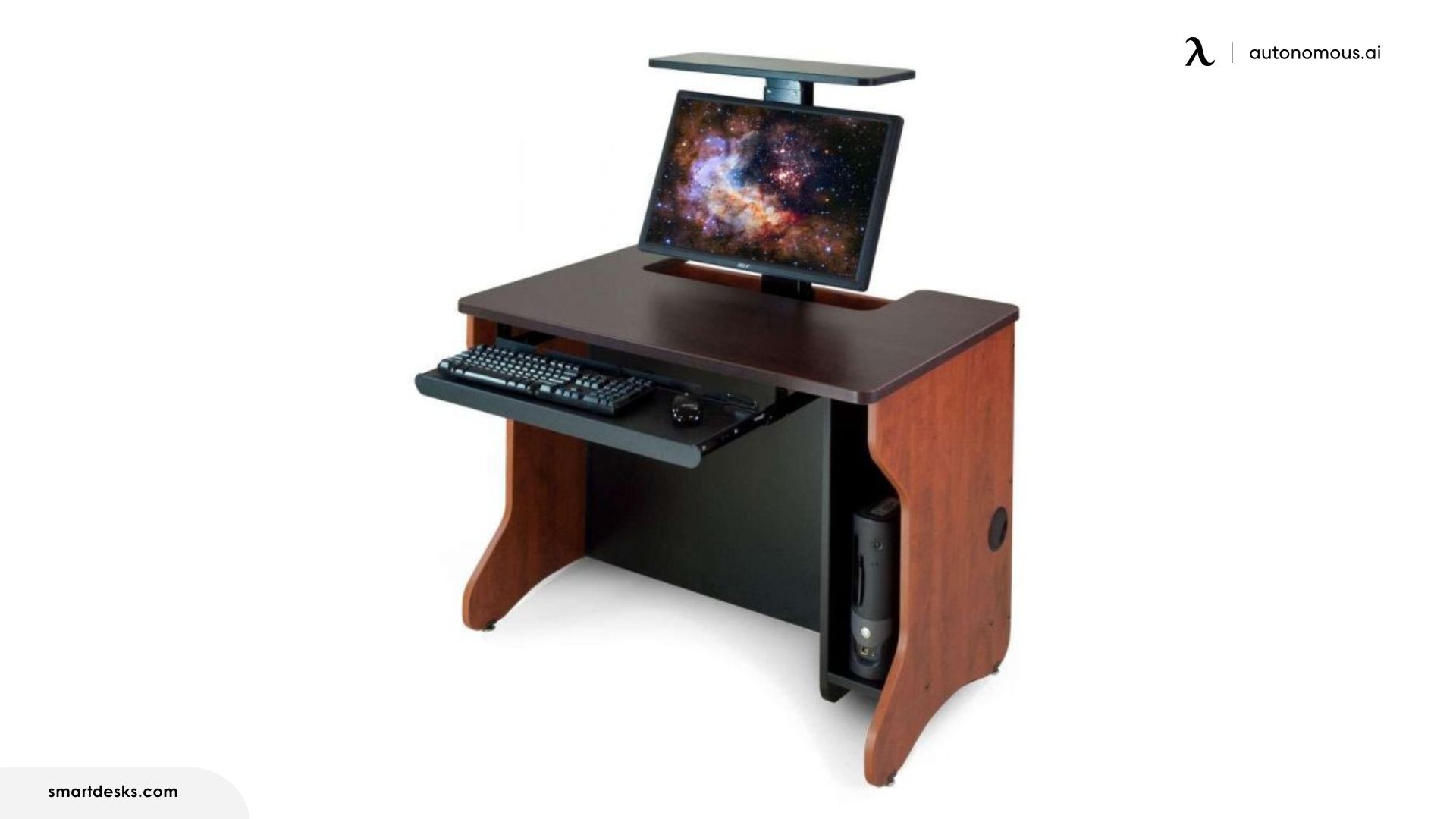 flipIT Lift Motorless Monitor Lift Computer Desk