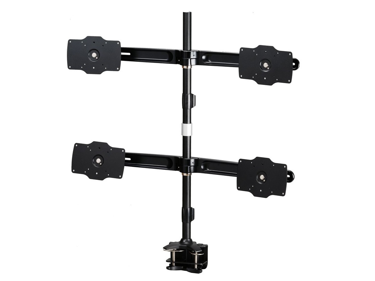 Amer Mounts AMR4C32 Quad Monitor Clamp mount max 32"