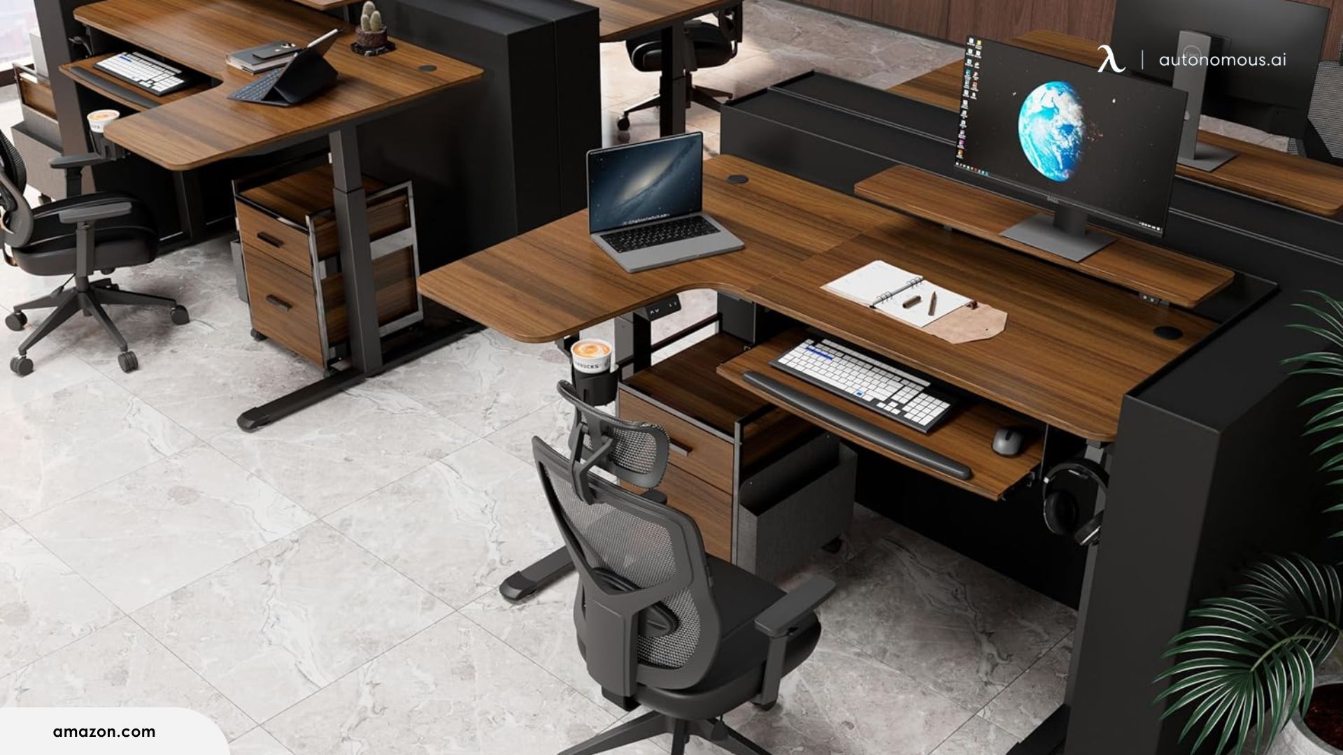 The 10 Best L-shaped Standing Desks with Storage in 2024