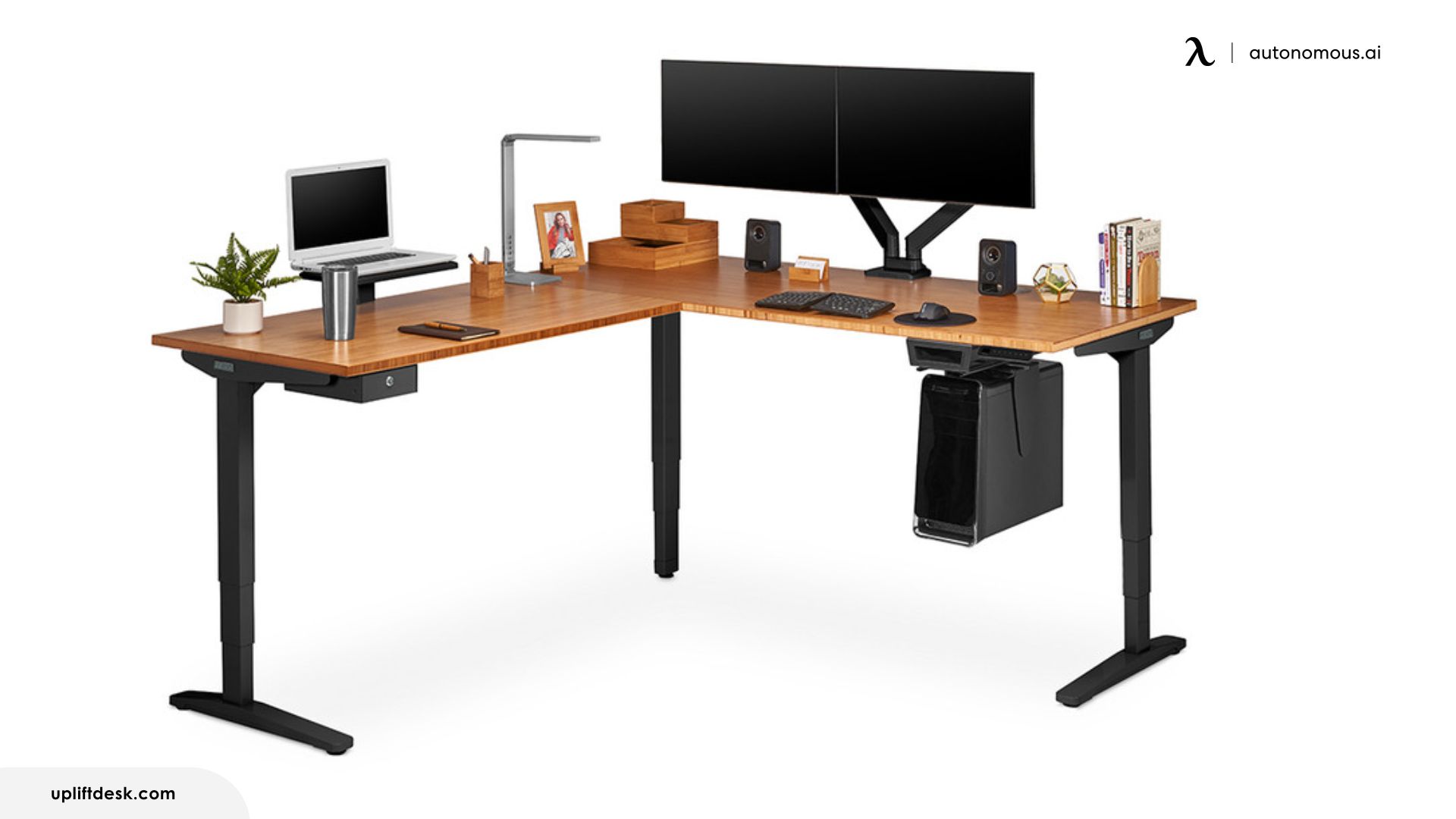 UPLIFT L-Shaped Standing Desk