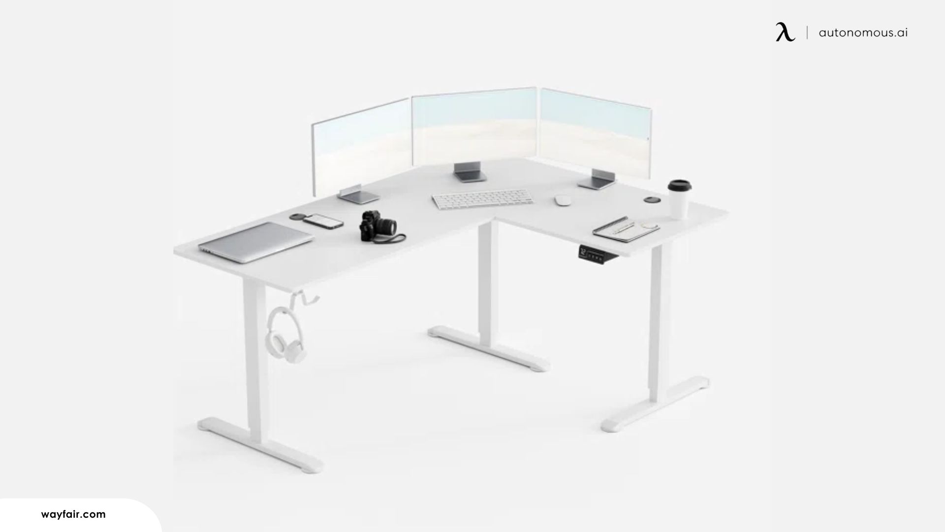 Devoko L Shaped Home Office Standing Desk