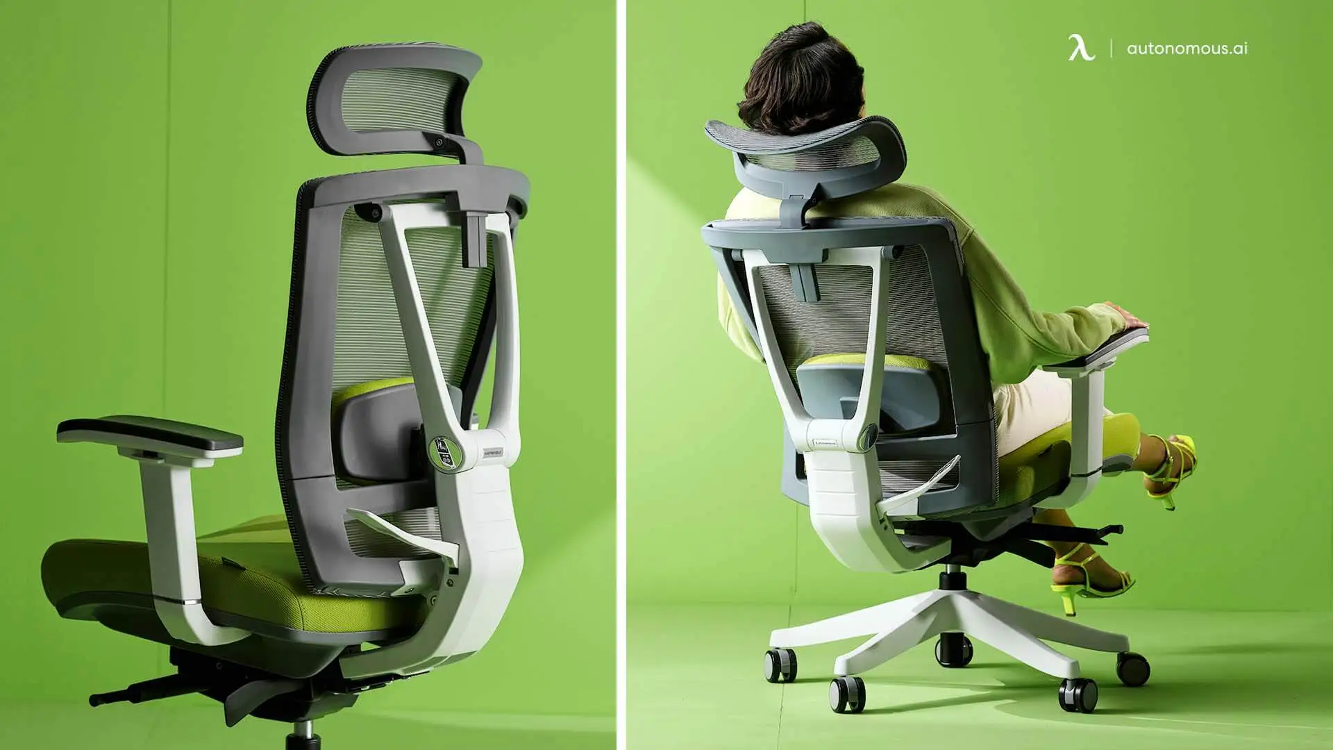 Green Office Chair Autonomous Ergonomic Chair