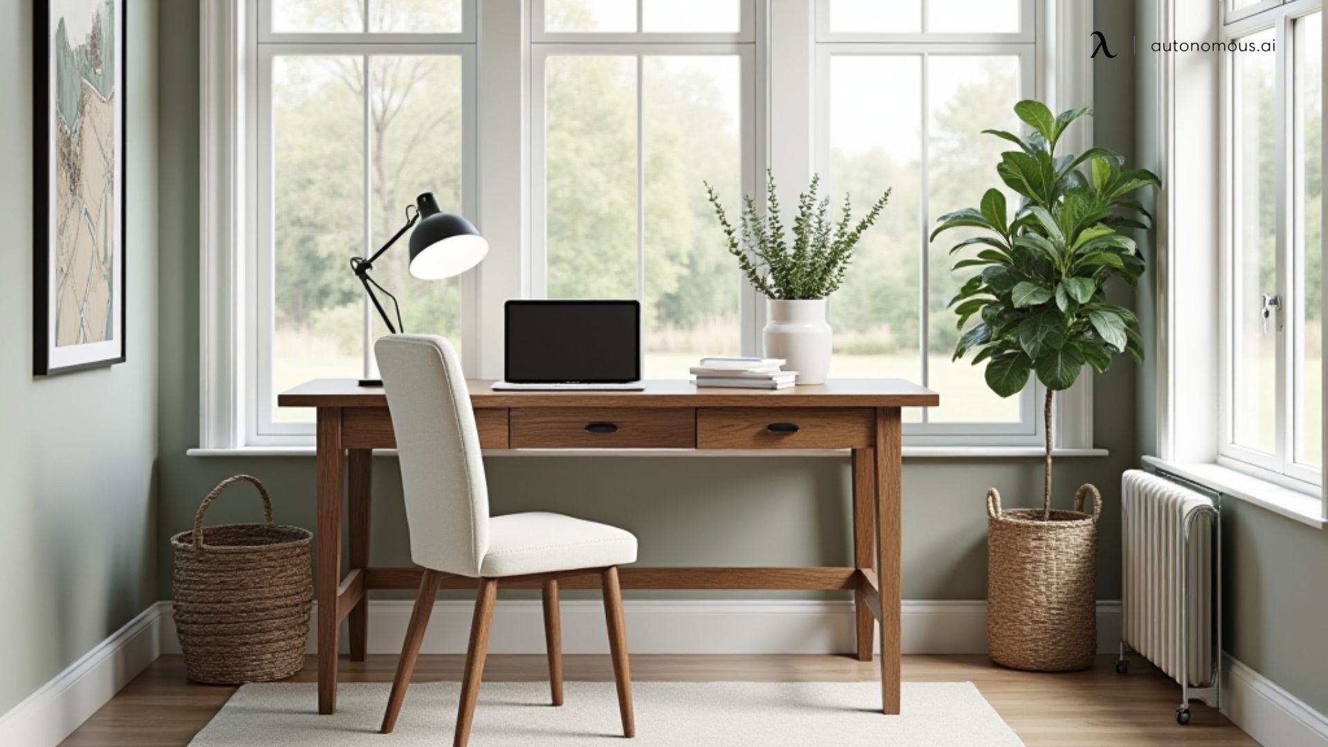 Home Office in Sunroom: A Dual-purpose Paradise