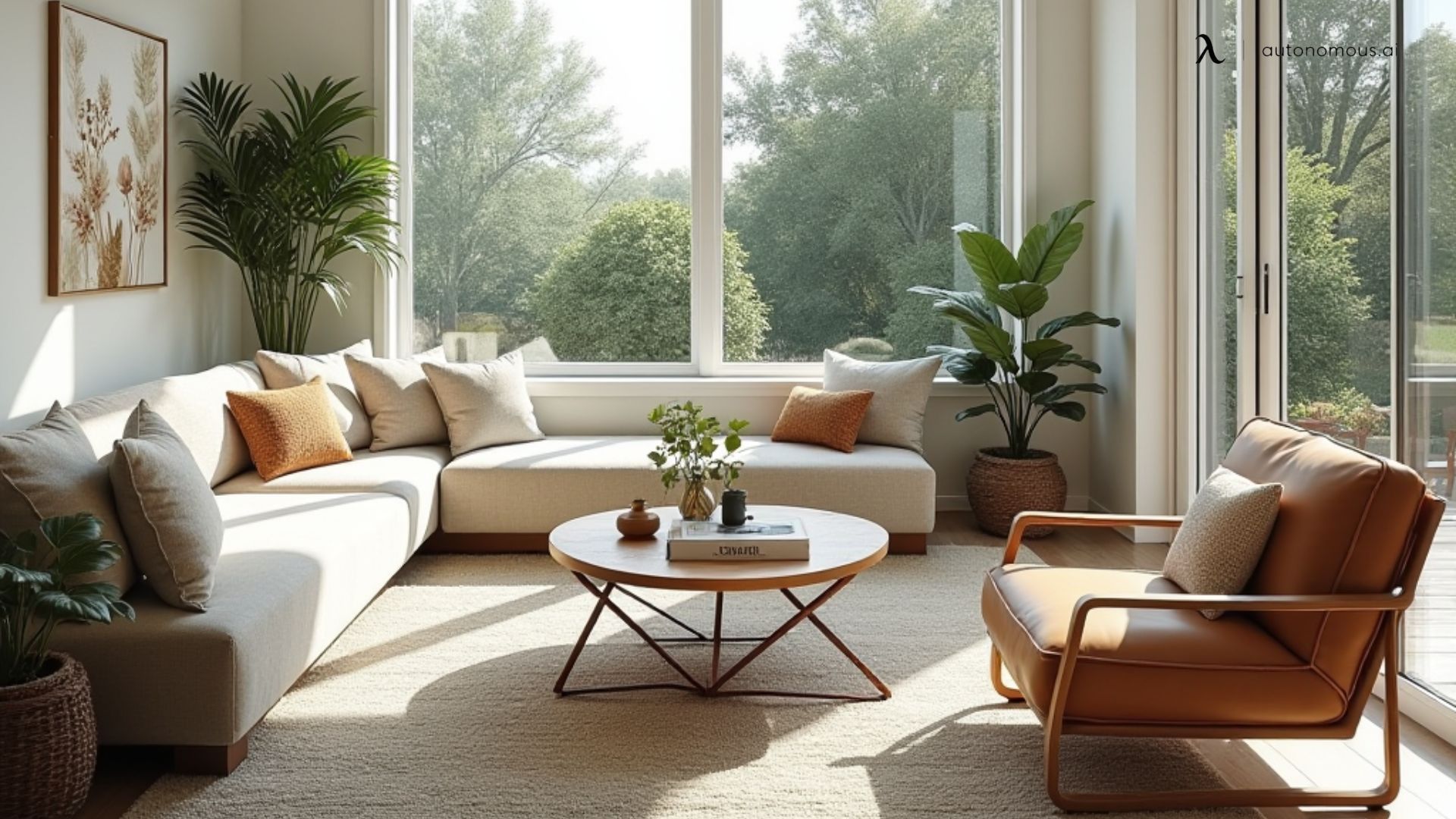 Break Up the Sunroom into Zones