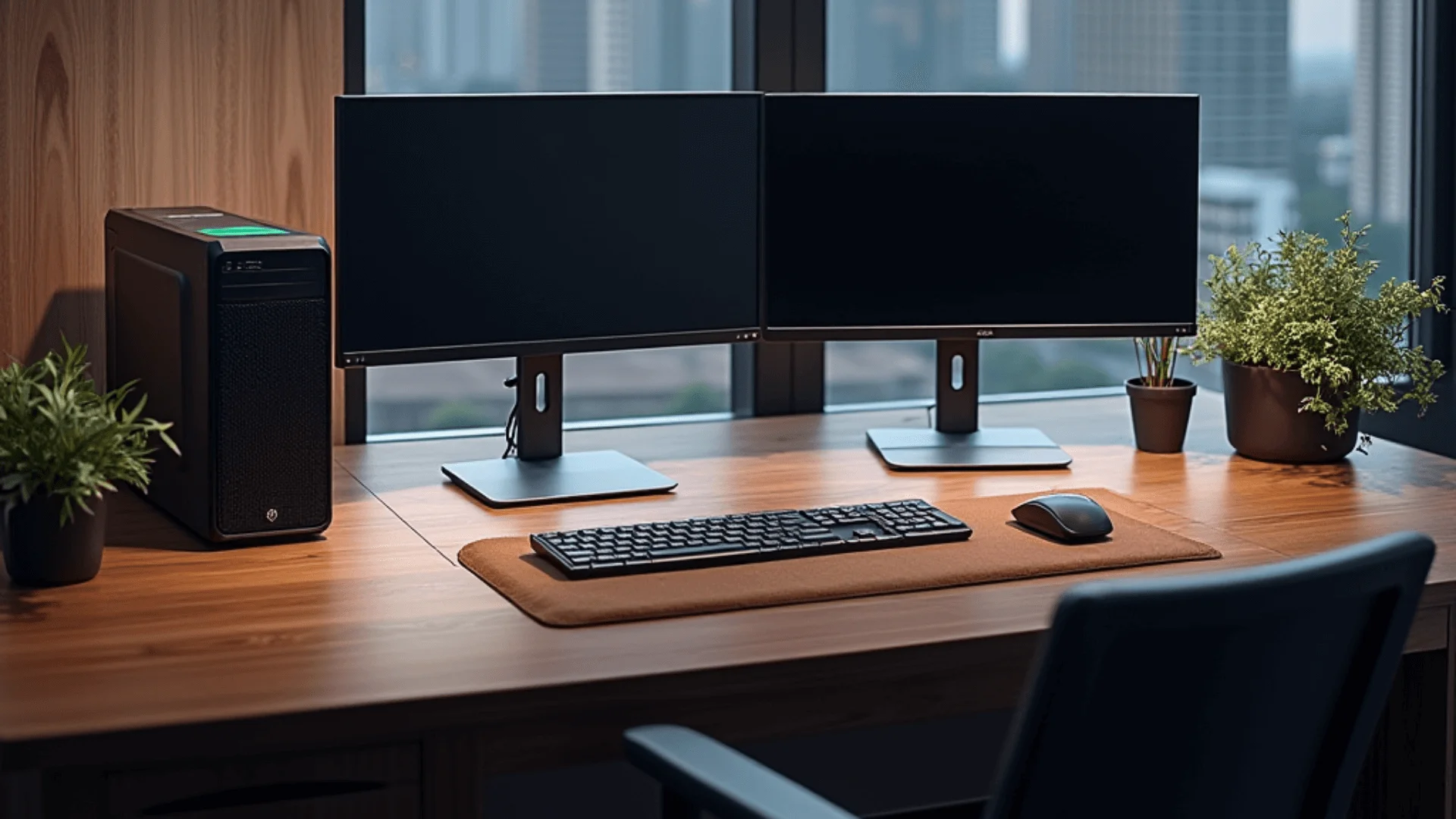 10 Inspiring Walnut Desk Setup Ideas