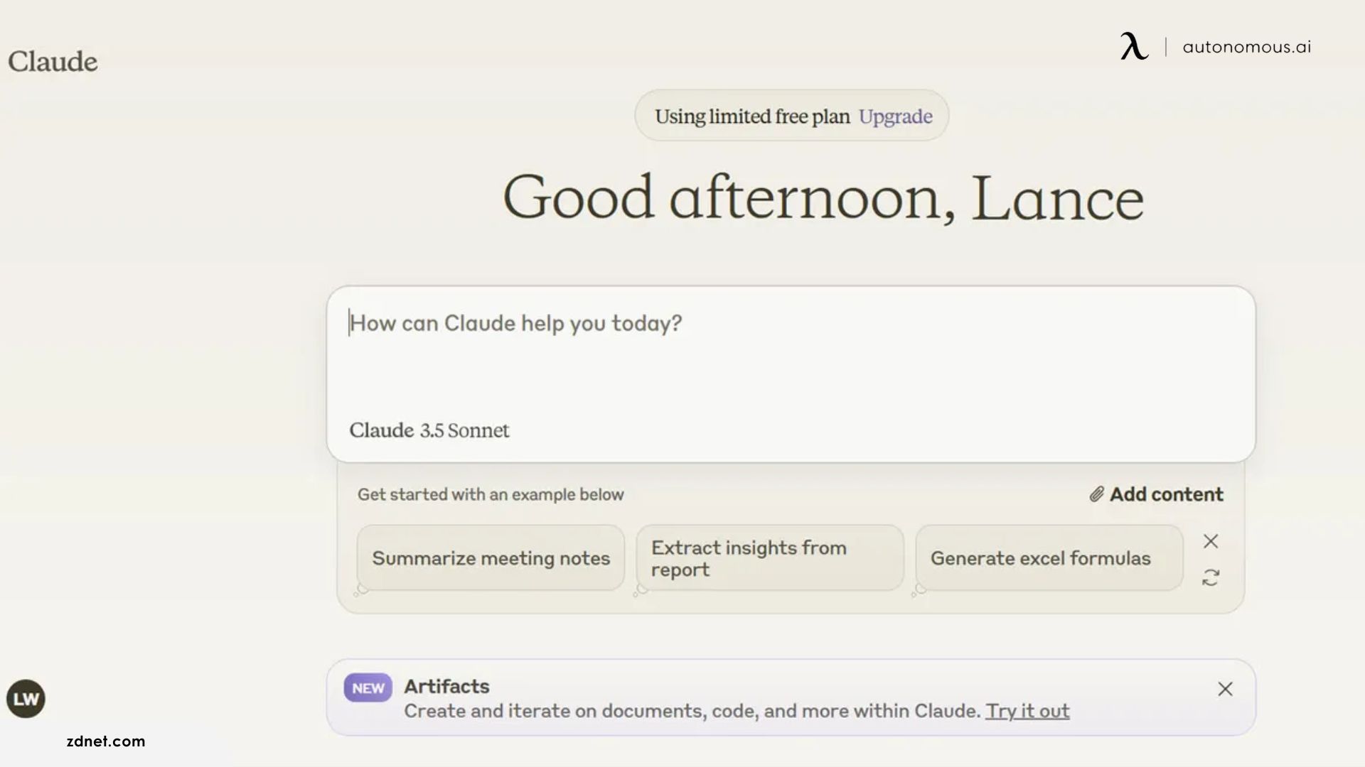 Claude is a conversational AI tool that focuses on providing more human-like interactions