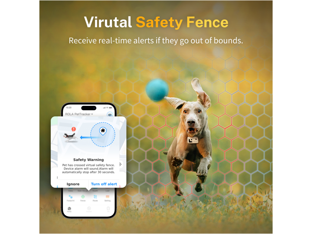 ROLA PetTracker Live GPS Cellular WiFi Geofencing Camera ROLA ...