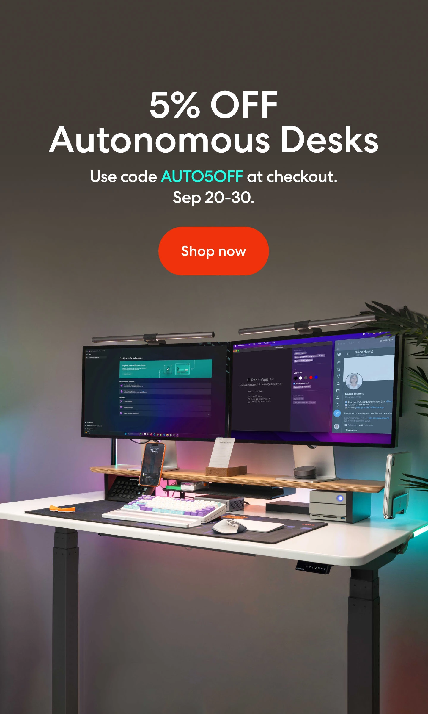 Autonomous Desks Limited Time Offer