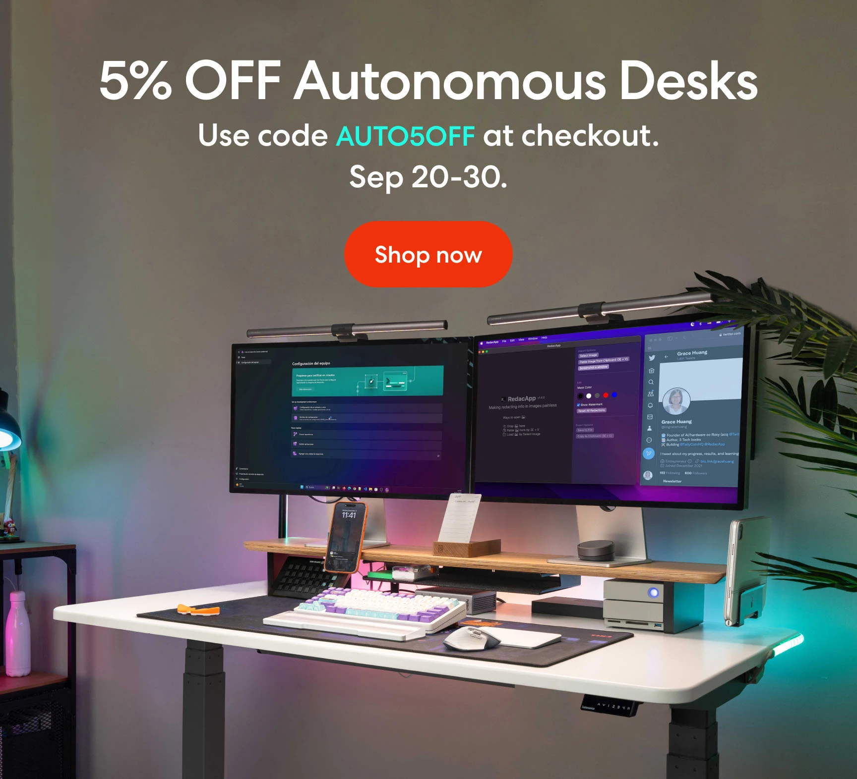 Autonomous Desks Limited Time Offer