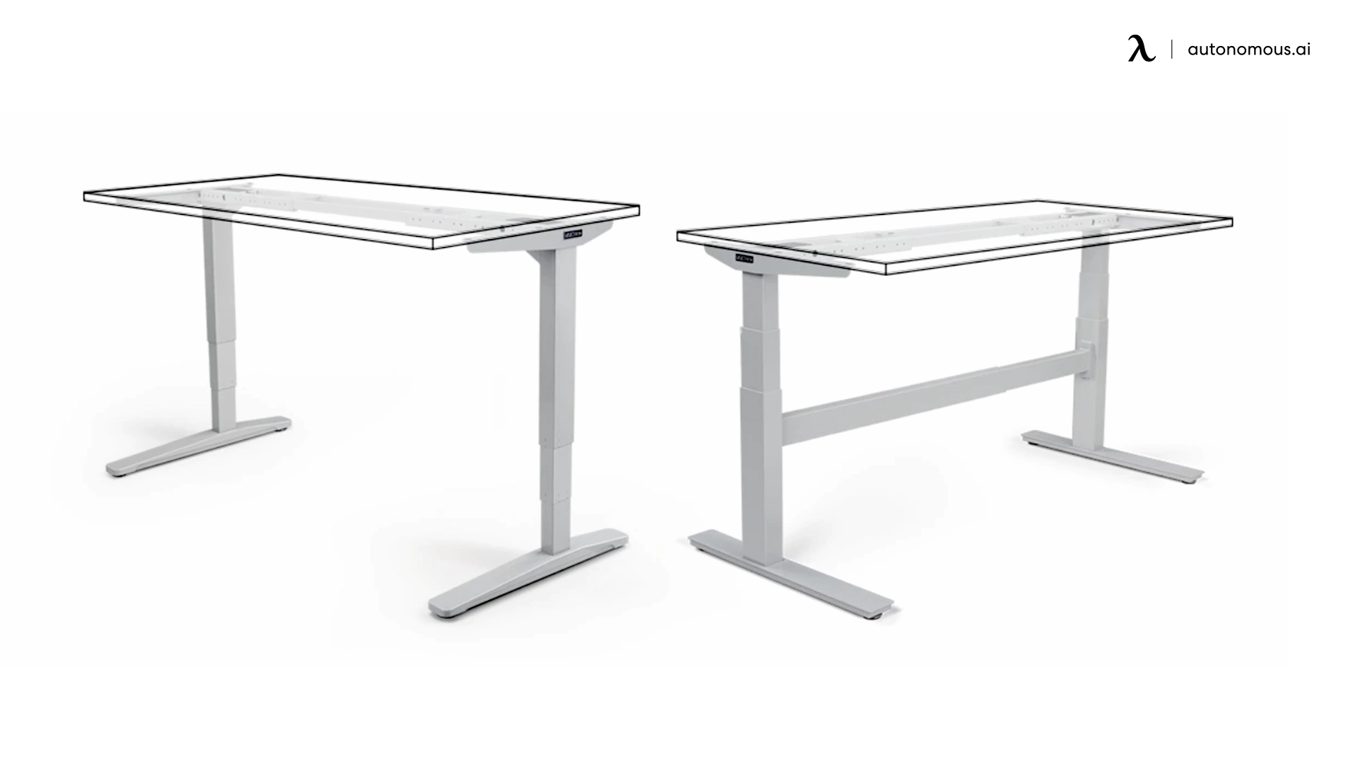 The crossbar is a horizontal component that connects the two legs of the desk