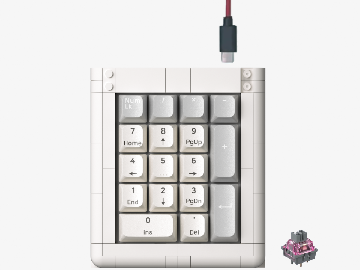 KBDcraftAdam Numpad: A Modular Numpad